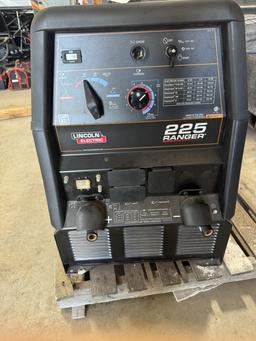 Lincoln Ranger 225 portable welder, 55 hours