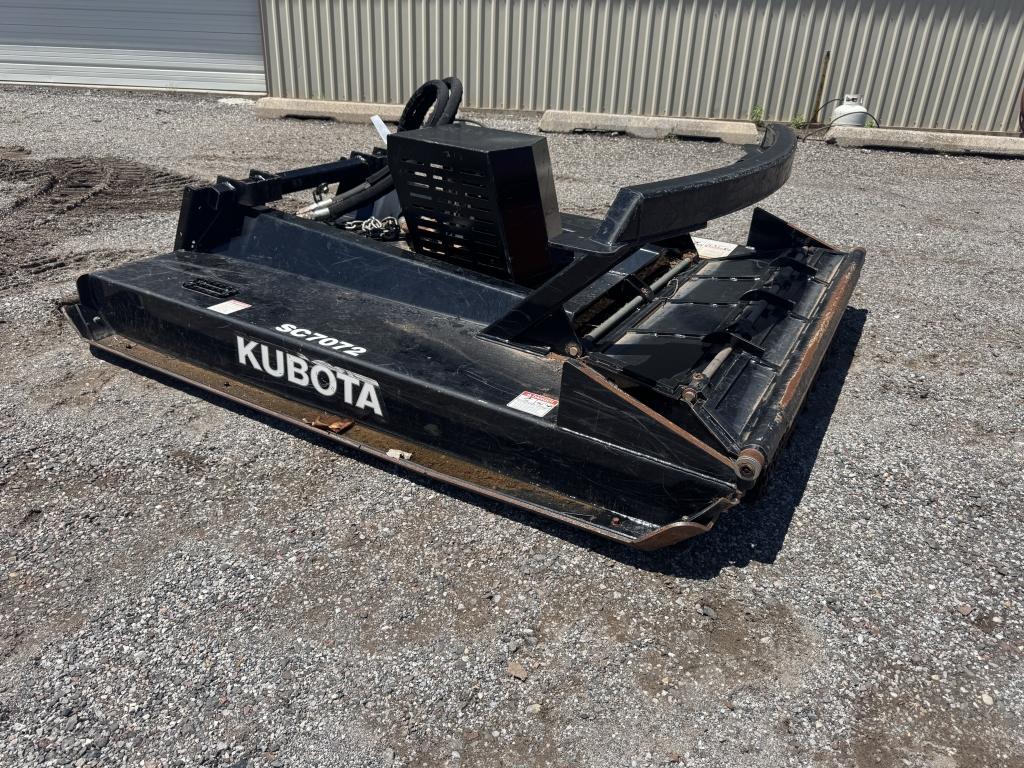 Kubota skid steer SC7072 brush mower