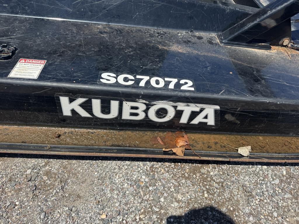 Kubota skid steer SC7072 brush mower