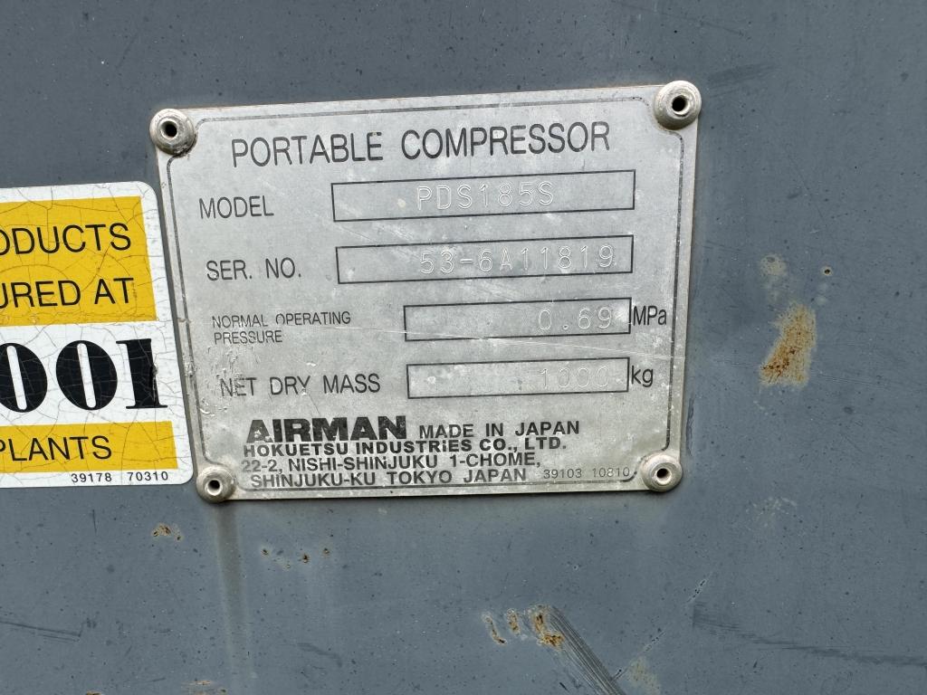 Airman PDS185S portable air compressor