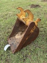 JD 27C mini excavator bucket, 16"