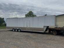 GN 44’ triple axle aluminum race car trailer