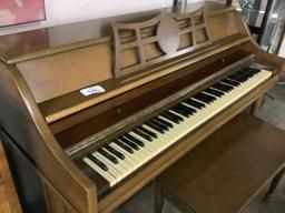 Apartment Size Upright Piano and Bench