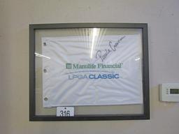 Signed LPGA Classic Flag