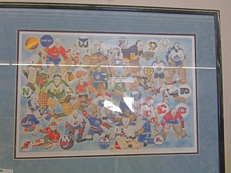 Signed Hockey Heroes Print
