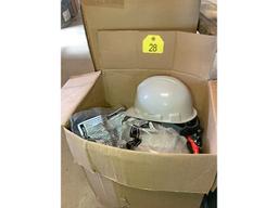 Box of New Hard Hats