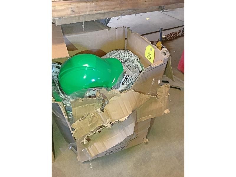 Box of New Hard Hats