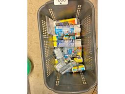 Basket of Sprays and Lubricants