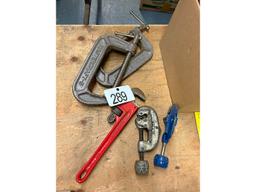 C- Clamps, Pipe Cutters, Clamps