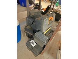 6 Empty Plastic Toolboxes