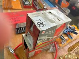 Tow Rope, Corner Clamps, Sawhorse Brackets and Bicycle Lock