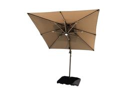 New TMG-LUA08 Cantilever Umbrella With Led Lights, 8'x8'