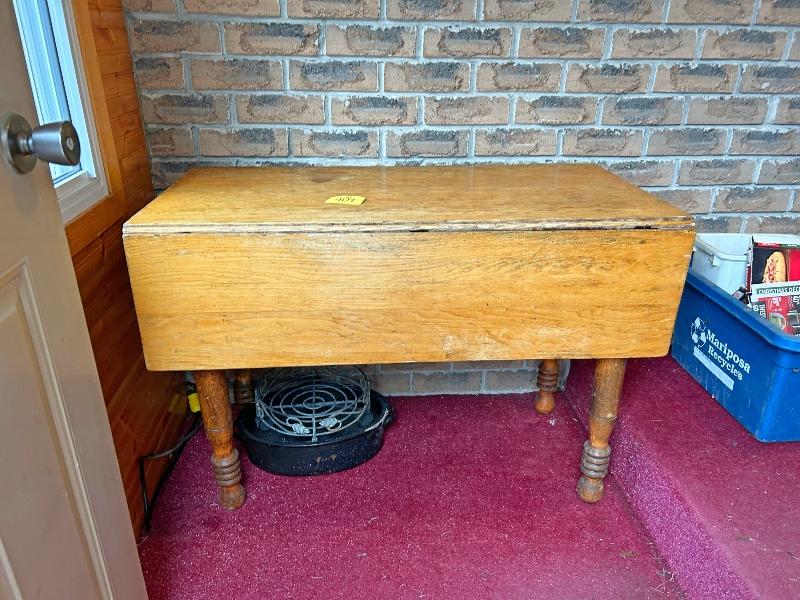 Antique Drop Leaf Table