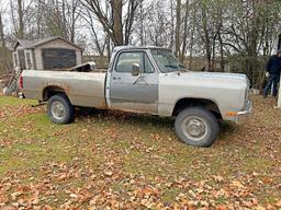 1990 Dodge Ram W250 4x4 Sells With Replacement Cab & Doors - Has Ownership