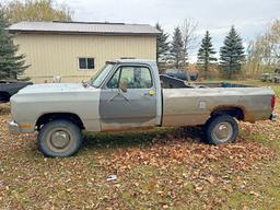 1990 Dodge Ram W250 4x4 Sells With Replacement Cab & Doors - Has Ownership