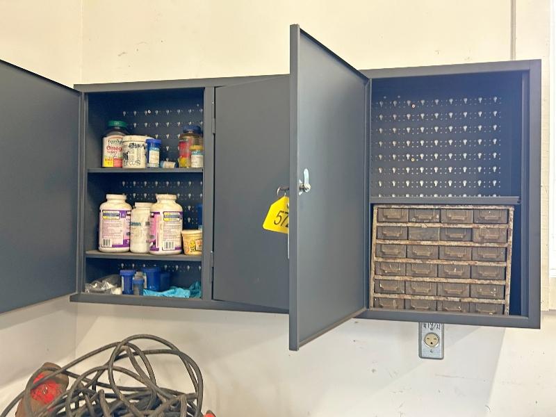 Locking Cabinet & Contents