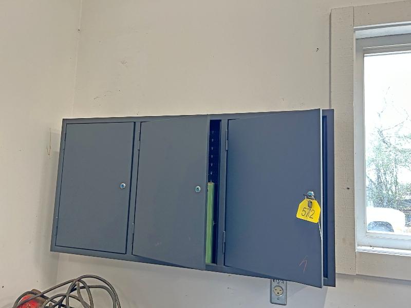Locking Cabinet & Contents