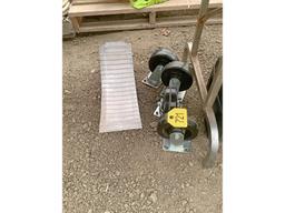 Caster Wheels and Aluminum Ramp