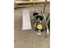 Caster Wheels and Aluminum Ramp
