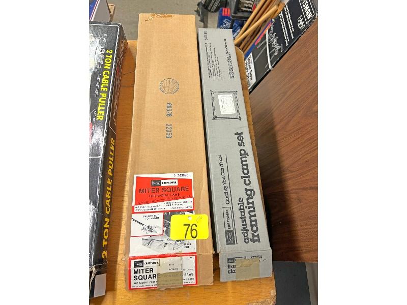 New Mitre Square & Framing Clamp Set