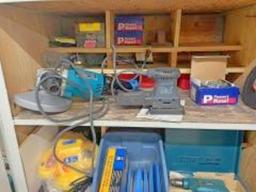 Tool Cabinet with Air and Electric Tools