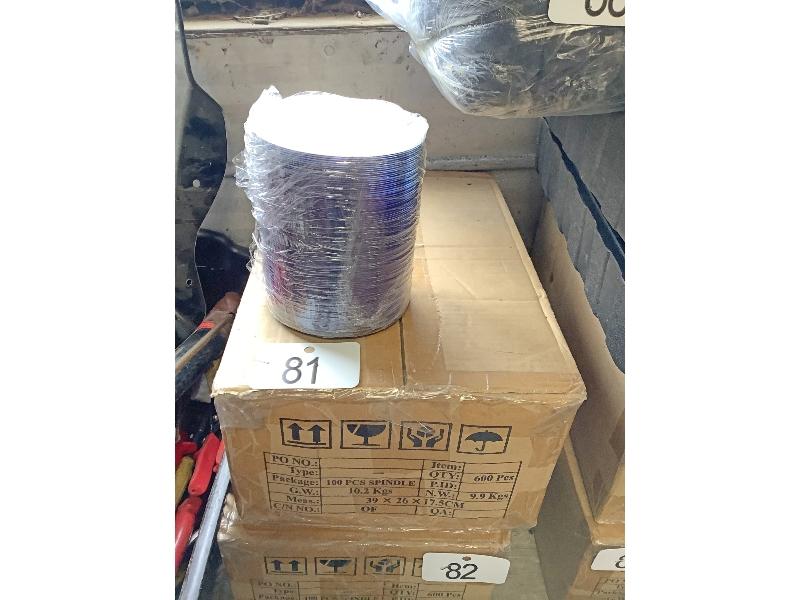 Case of 600 Blank CDs