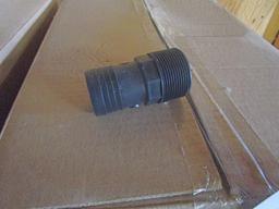 Box of 120 Black Poly Male Adapters 1-1/2"