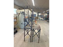 3 Steel Shop Tables