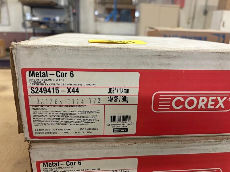 2 Corex Spools of Welding Wire