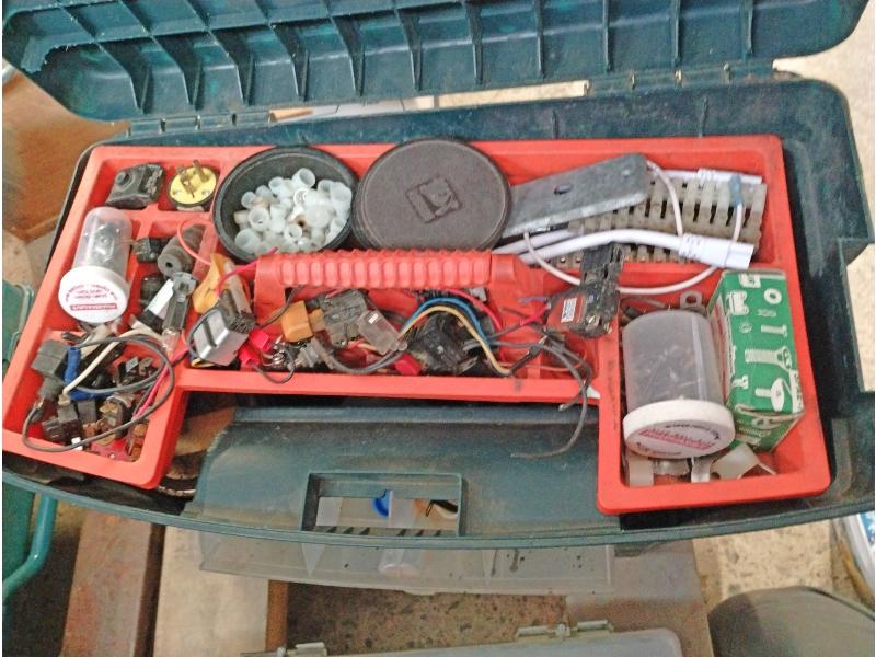 Toolbox Full of Electrical Supplies