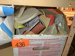 Box of Sanding Paper & Belts