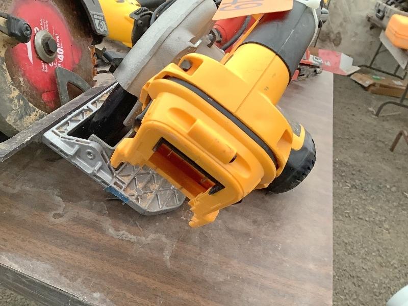 2 DeWalt Cordless Circular Saws