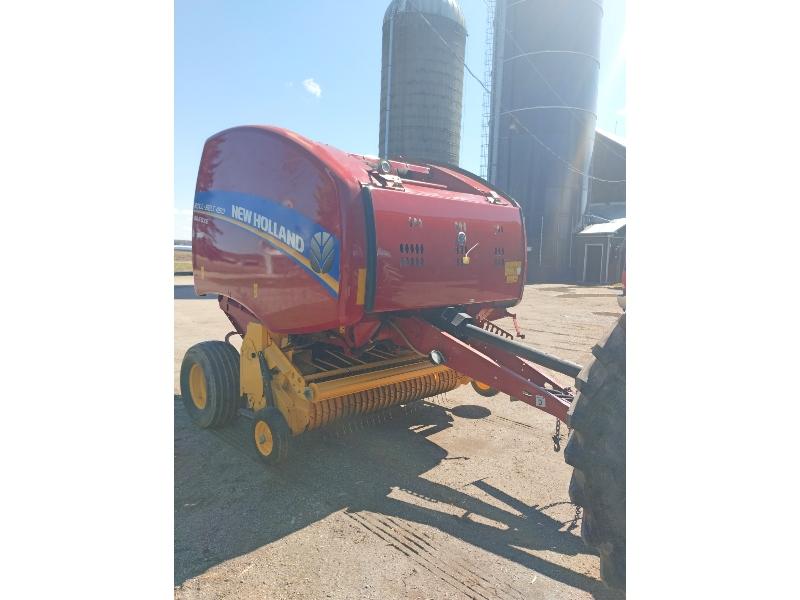 New Holland Roll Belt 450 Round Baler With Bale Slice