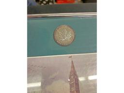 Canadian Confederation Coin Set With Pure Silver 1 oz Silver Coin
