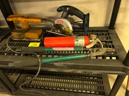 Pruners, Circular Saw & Sander