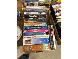 Box of DVDs