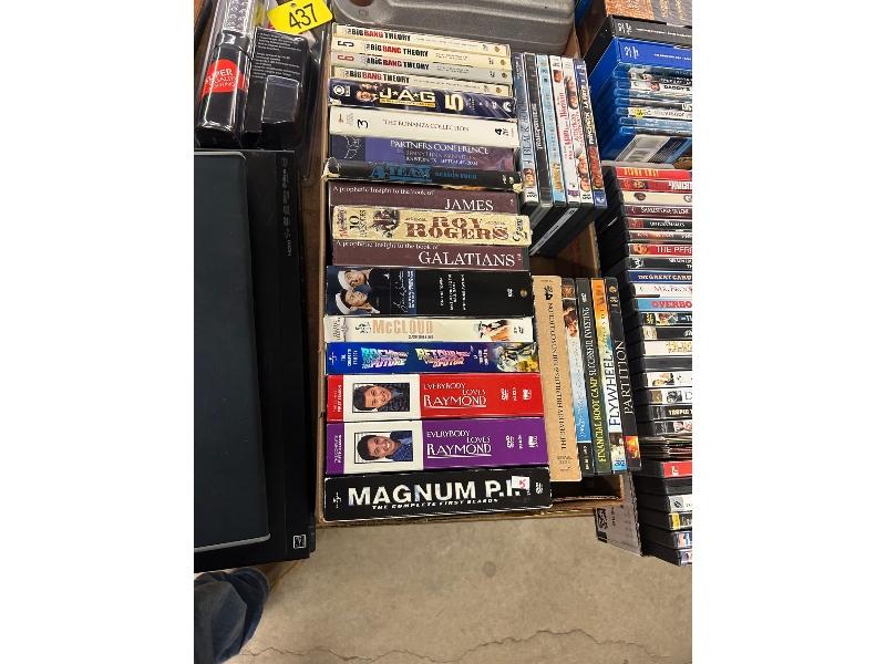 Box of DVDs