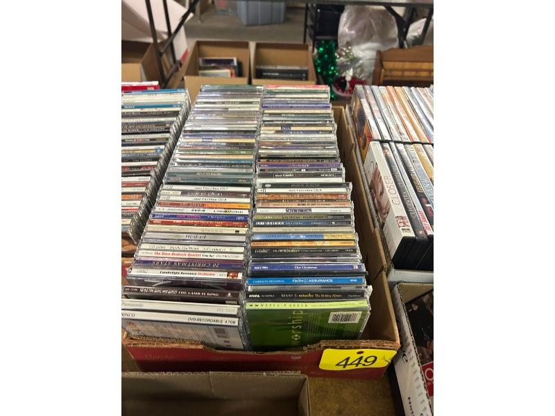 Box of CDs