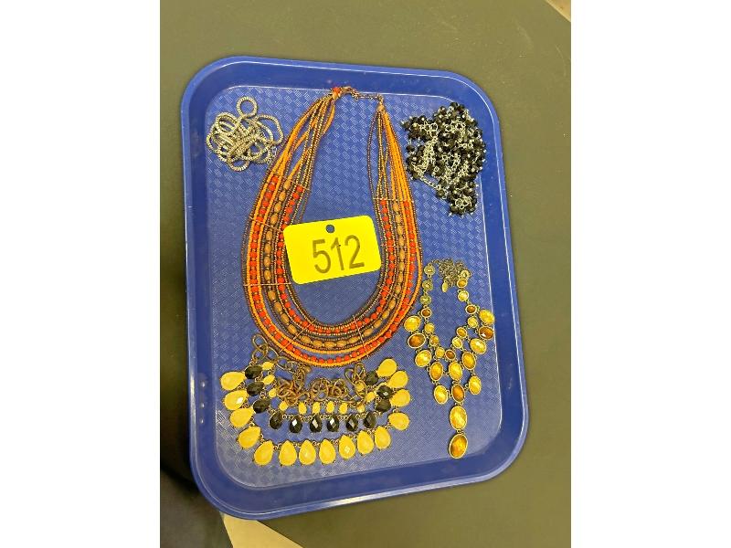 Tray of Costume Jewelry