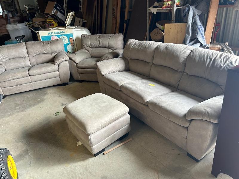 Couch, Loveseat & Chair