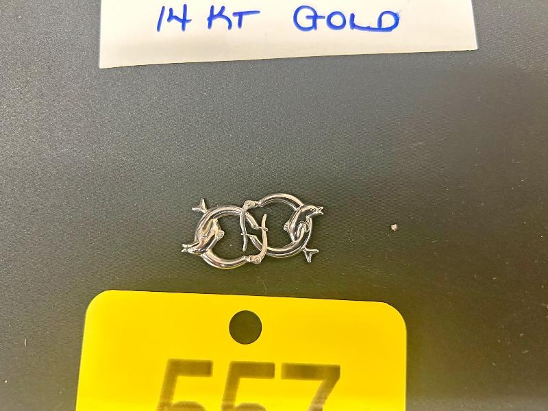 14kt White Gold Earrings