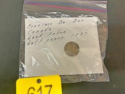 1837 Canadian Half Penny