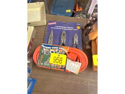 New Extension Cord & Plier Set