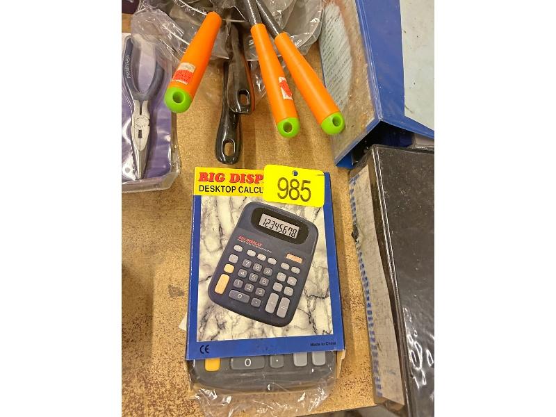 Calculator & Garden Tools