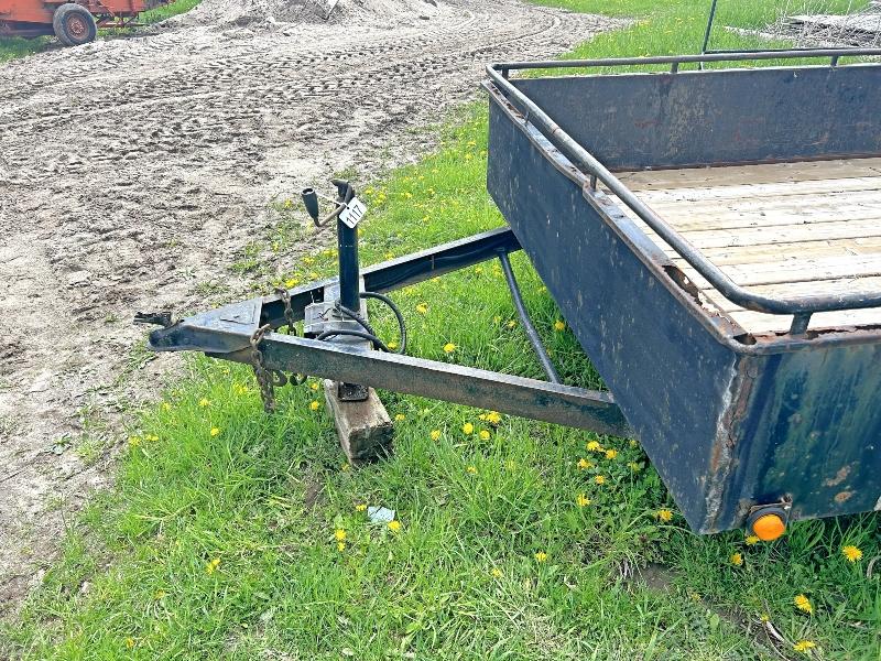 6'x12' Bumper Hitch Box Trailer - Sold As Is, Ownership