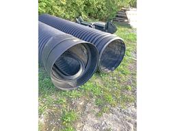 18' Long 30" Poly Culvert With Coupler