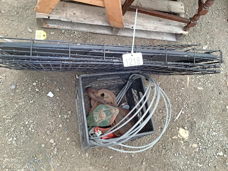 Dog Cage, Cable, Etc.
