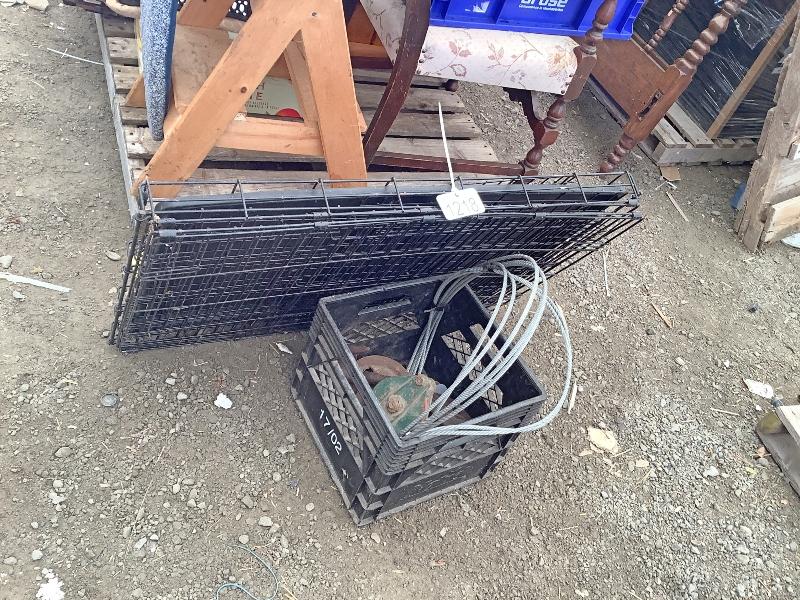 Dog Cage, Cable, Etc.