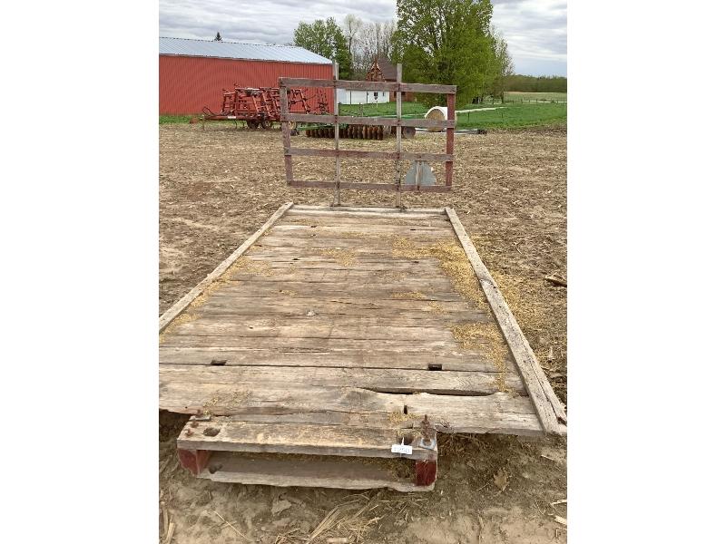 14' Wooden Wagon Rack