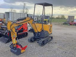 New AGT DM12-C Mini Excavator With Hydraulic Thumb